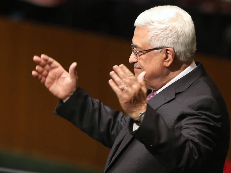 De Palestijnse president Mahmoud Abbas.