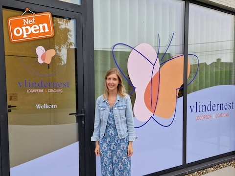 Paulien Van Moorleghem opent logopedie en kindercoaching Vlindernest in Maarkedal.