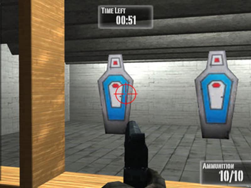 De NRA noemde "verdorven, gewelddadige videospelletjes" deels de oorzaak van de recente schietpartij in Newtown. Screenshot: NRA Practice Range.