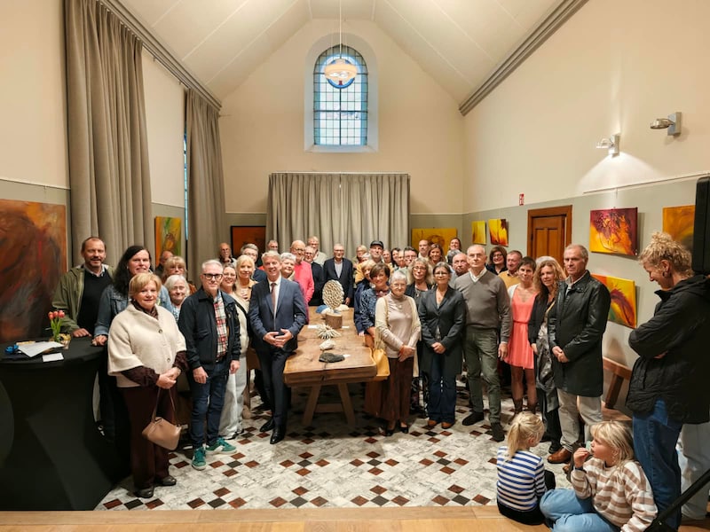 De officiële opening van Buren bij kunstenaars in het Hertenbos