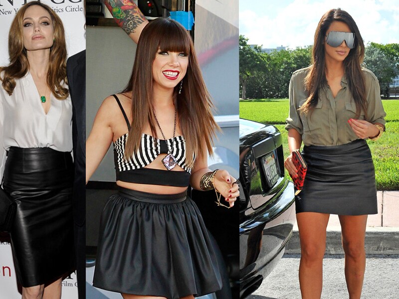 Angelina Jolie, Carly Rae Jepsen en Kim Kardashian.
