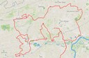 Het parcours van de langste omloop (125 kilometer).