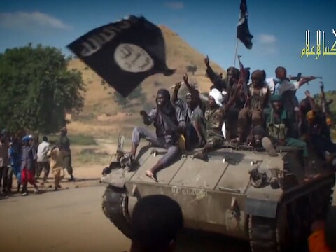 Boko Haram-strijders, beelden uit november 2014.