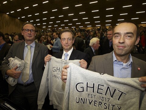 Bruno Valkeniers, Bart De Wever en Bruno Tobback.