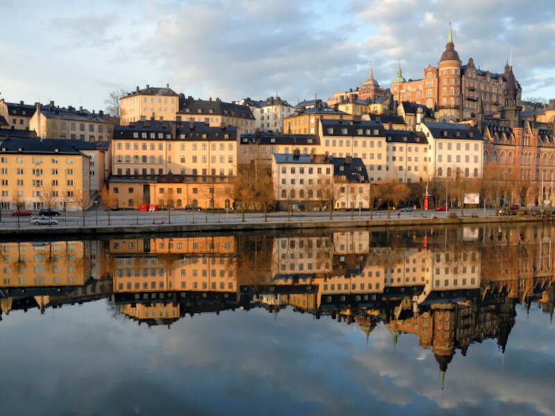 Het eiland Södermalm in Stockholm.
