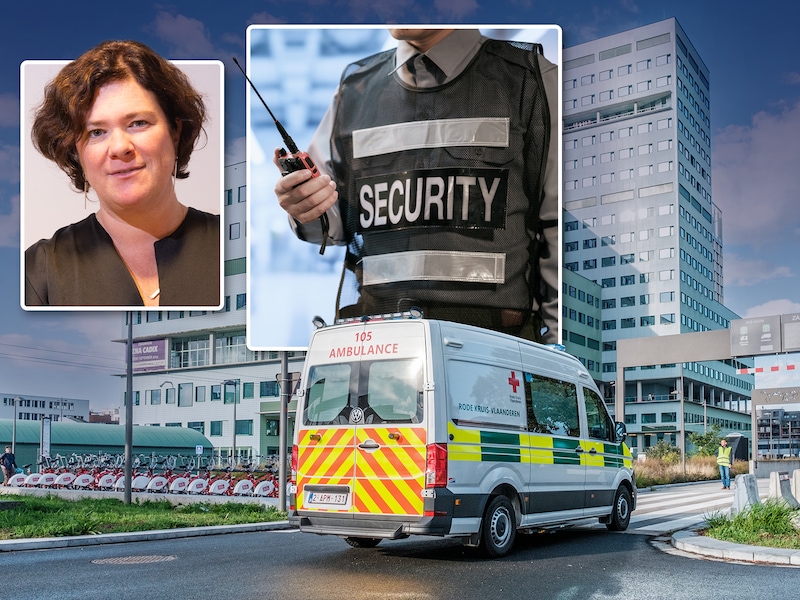De bewakingsagent die getuigt, werkt bij Ziekenhuis aan de Stroom (ZAS), waarvan het Cadixziekenhuis in Antwerpen deel uitmaakt. Inzet: Margot Cloet van Zorgnet-Icuro.