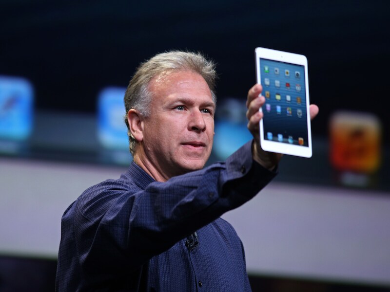 Schiller stelde in oktober de iPad Mini voor.
