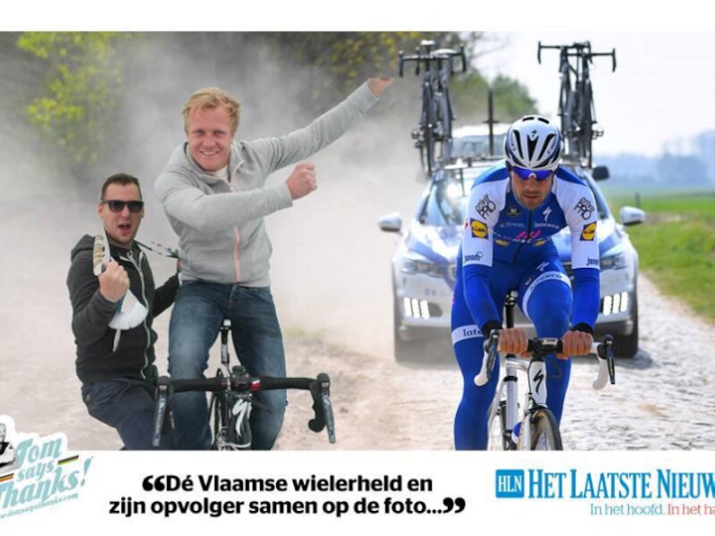 Sta jij op de foto met Tom Boonen?
