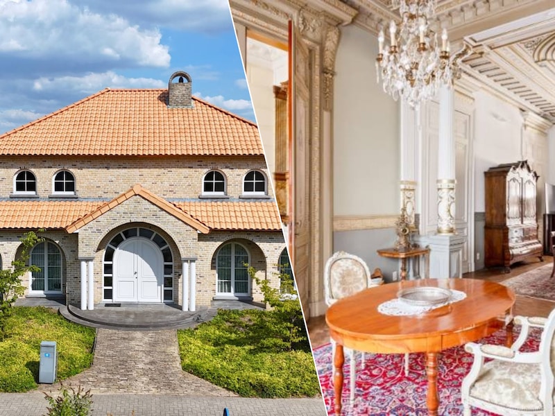 Ruime villa in Leut/ Herenhuis met parktuin, zwembad en conciërgewoning in Rumst.