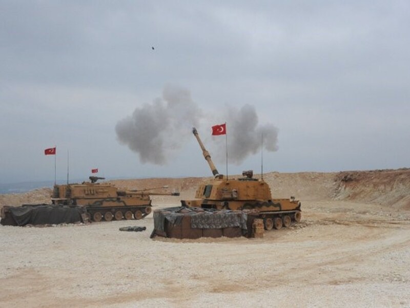 Turkse tanks in Syrië