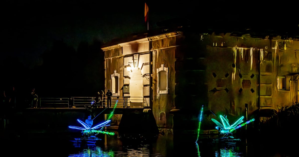 Fort Liezele vormt decor voor Vredesfeest met fakkeltocht en vuurshow