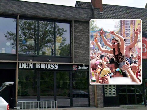 archiefbeeld van Den Bross, aan de Doorniksesteenweg 159 / (inzet: archiefbeeld Kamping Kitsch Club)