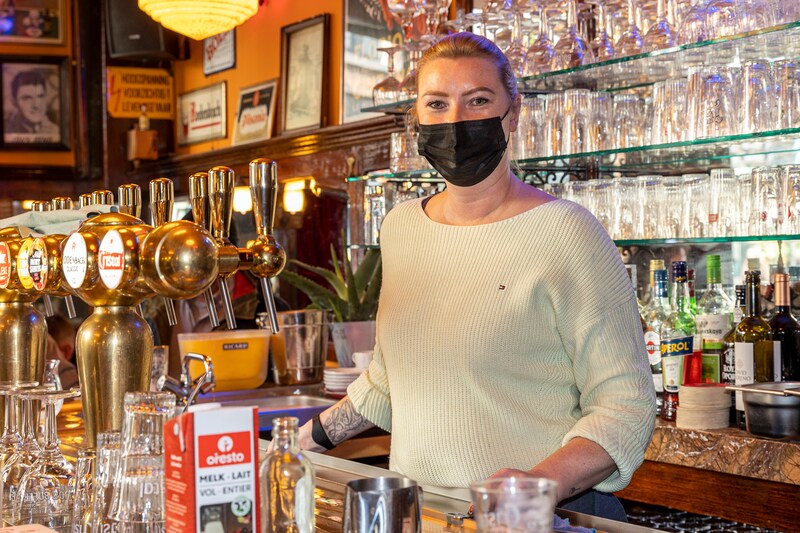 Evi De Greef, uitbaatster van café Pelikaan