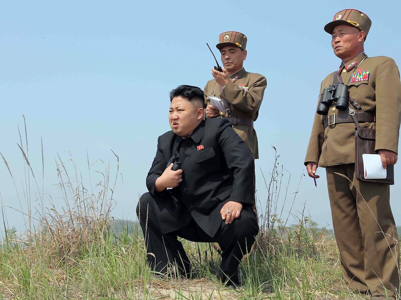 De Noord-Koreaanse leider Kim Jong-Un.