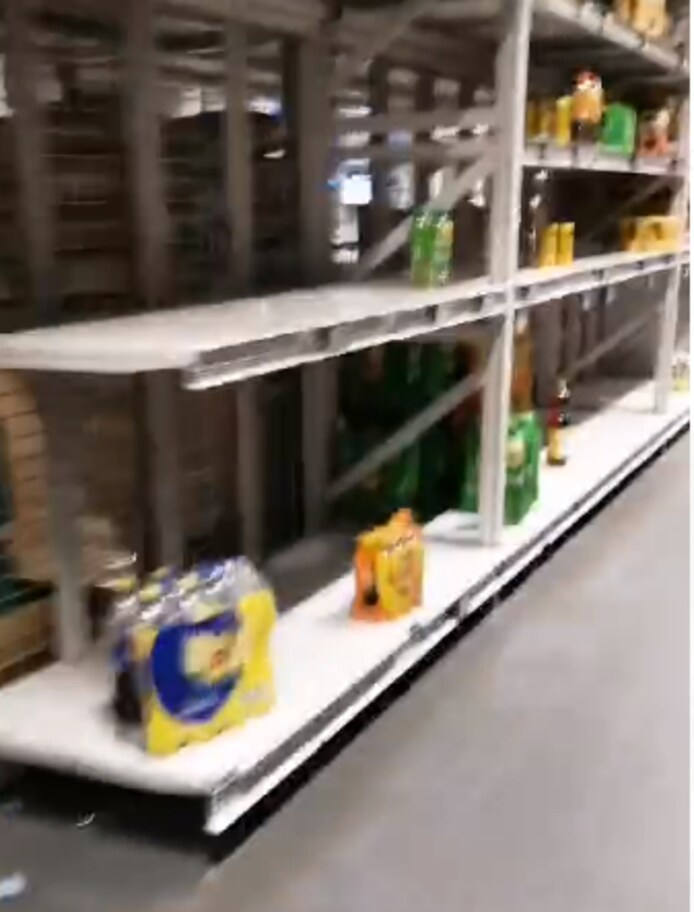 KIJK. Boerenprotesten zorgen ook in Colruyt in Lebbeke voor lege rekken ...