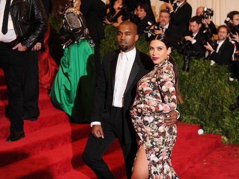 Kanye West en Kim Kardashian.