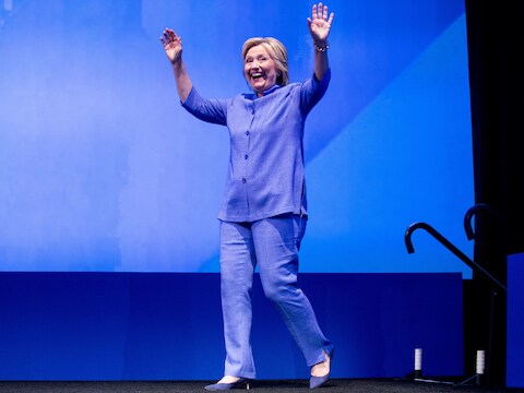 Hillary Clinton is de Democratische presidentskandidate.