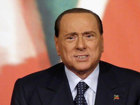 De Italiaanse oud-premier Silvio Berlusconi.