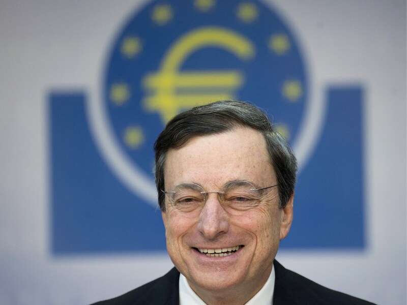 Voorzitter van de Europese Centrale Bank Mario Draghi.