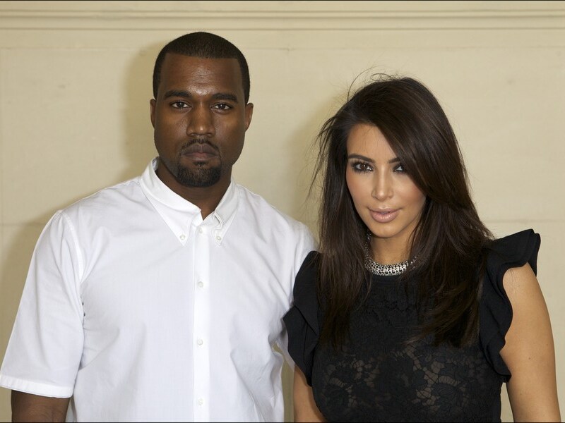 Kanye West en Kim Kardashian.