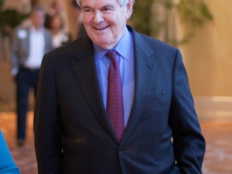 De republikein Newt Gingrich.