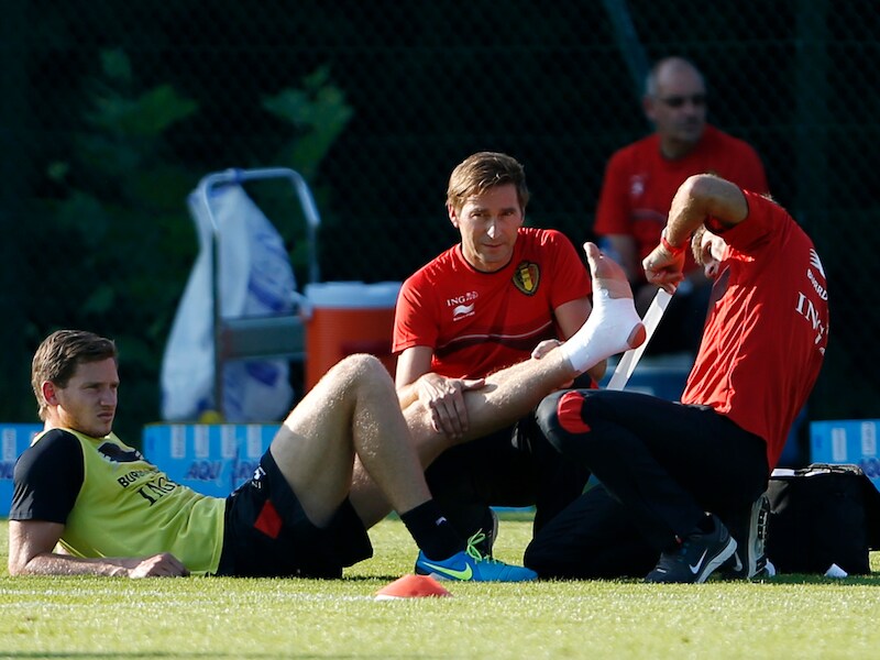 Vertonghen werd behandeld aan de enkel