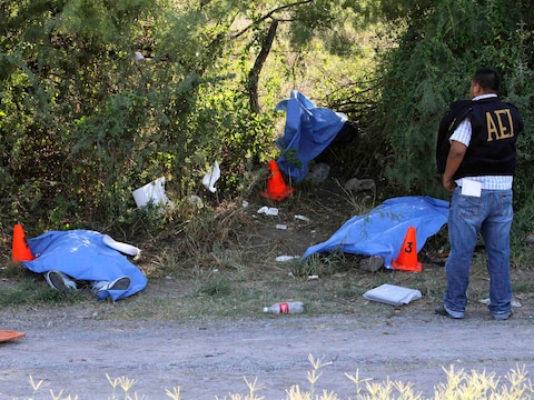 Vijf mensen komen om bij een shoot-uit in de Mexicaanse stad Sabinas Hidalgo.