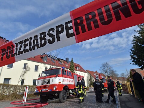 Vorige week zaterdag werd in Troglitz een asielcentrum in brand gestoken.