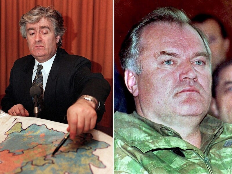Radovan Karadzic en Ratko Mladic