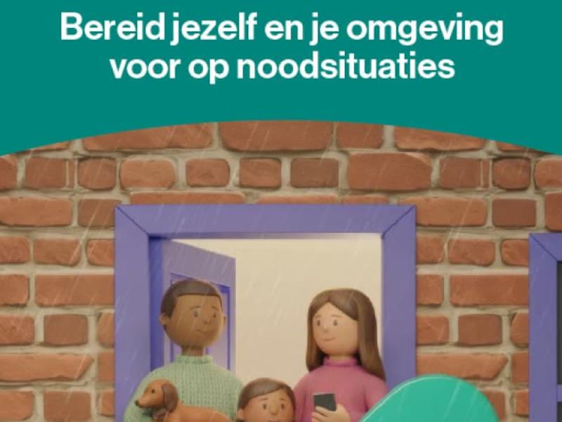 Het voorblad van de brochure