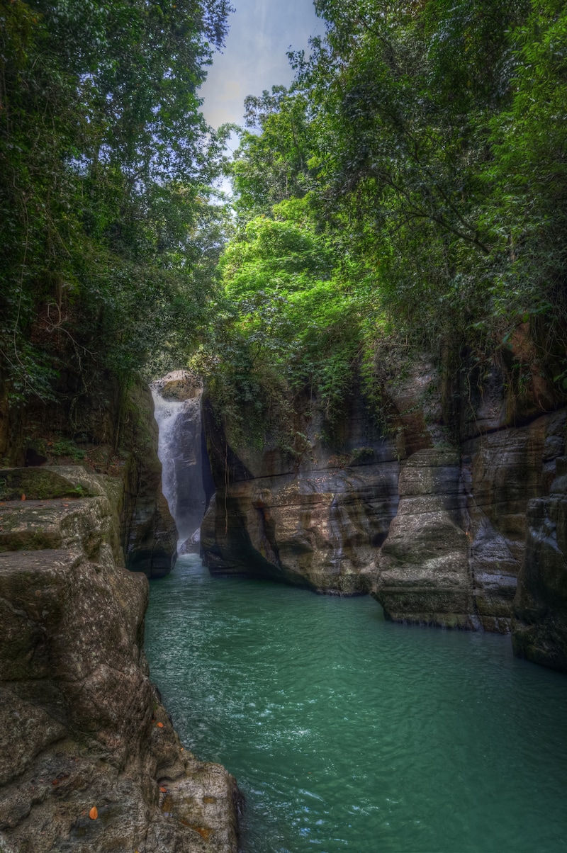 The Cunca Wulang Waterfall in Flores.