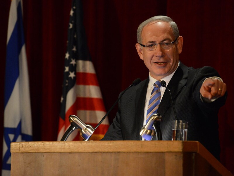 De Israëlische premier Benjamin Netanyahu.