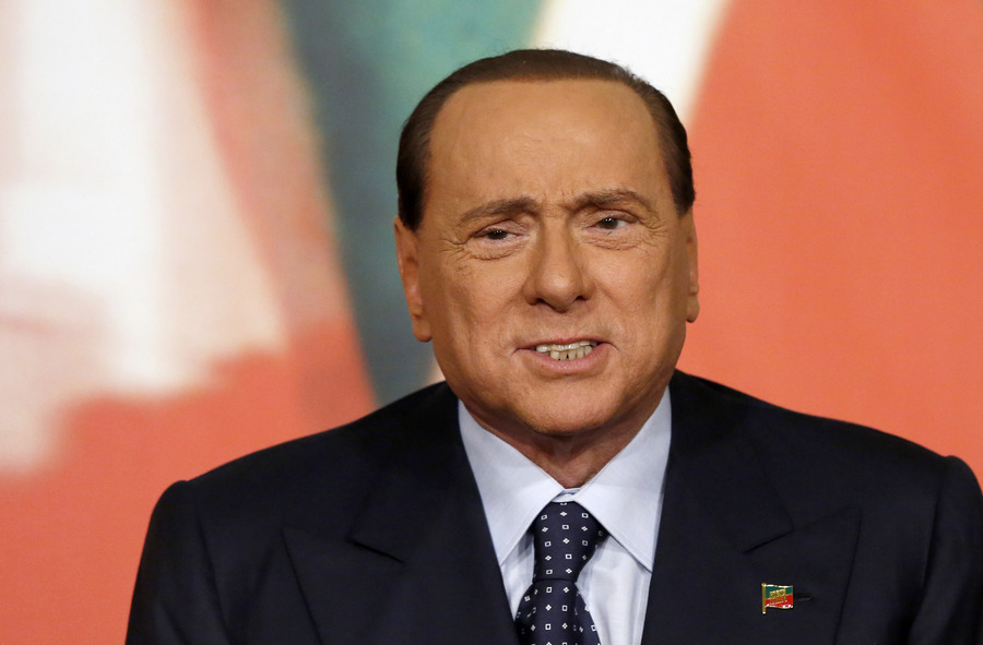 De Italiaanse oud-premier Silvio Berlusconi.