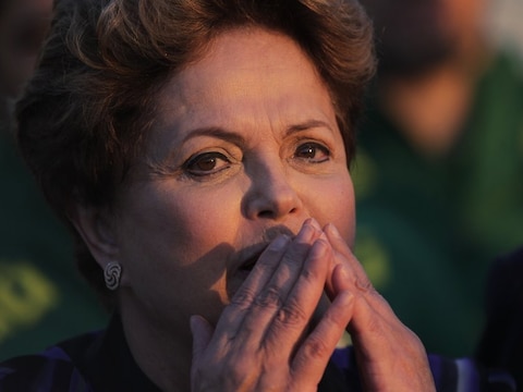 De Braziliaanse president Rousseff.