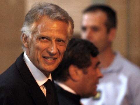 Voormalig Frans premier Dominique de Villepin.
