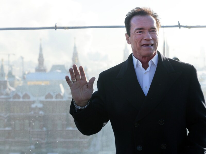 Hollywoodster Arnold Schwarzenegger.