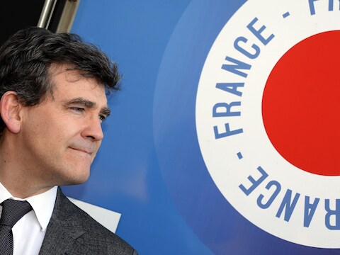 De Franse minister van Herstel, Arnaud Montebourg.