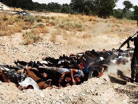 Strijders van ISIS executeerden begin juni gevangengenomen soldaten van het Iraakse regeringsleger. Beelden van de massa-executies werden verspreid via radicale websites.