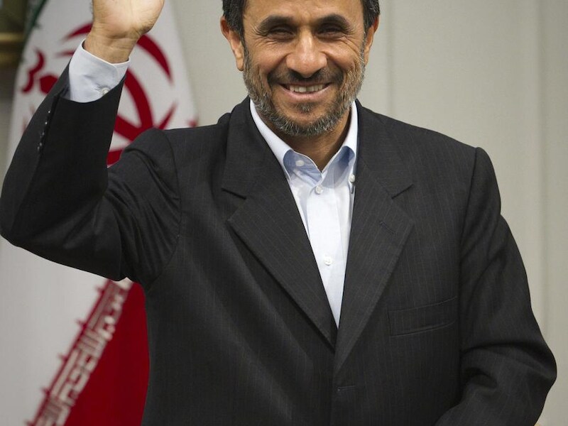 De Iraanse president Mahmoud Ahmadinejad.