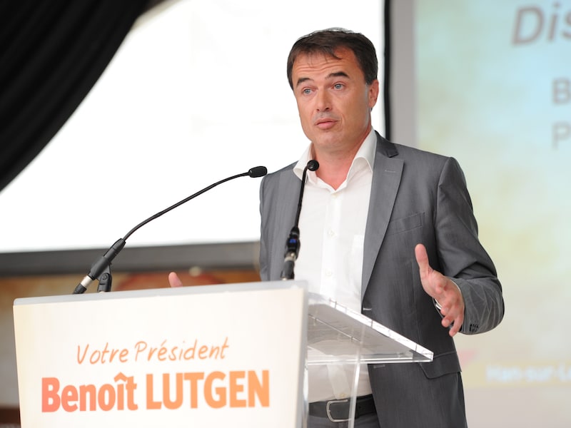 CdH-voorzitter Benoît Lutgen.