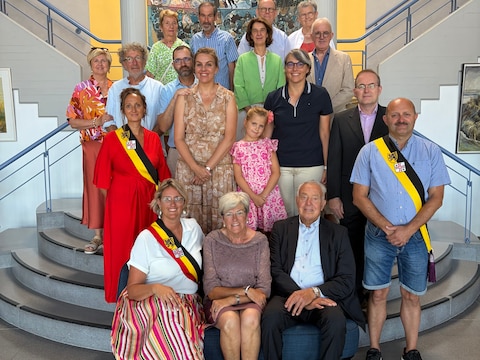 Erik Gevaert en Nicole Verstockt vierden hun gouden bruiloft in Bredene