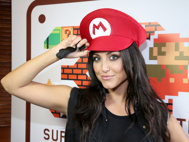 Actrice Casie Scerbo tijdens een Nintendo-evenement eerder deze maand