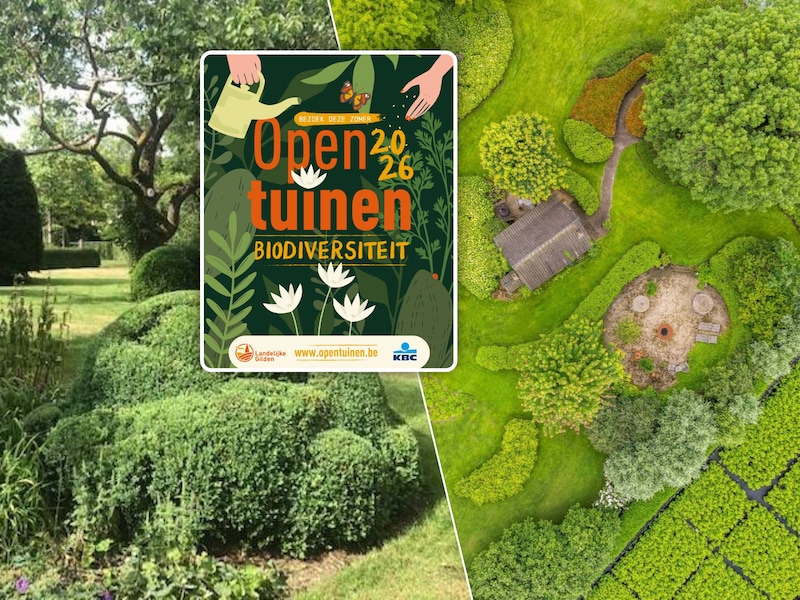Open Tuinen in Laarne: Mispelhof / Open Tuinen in Laarne: Bremdershof / (inzet: Brochure Open Tuinen 2026)
