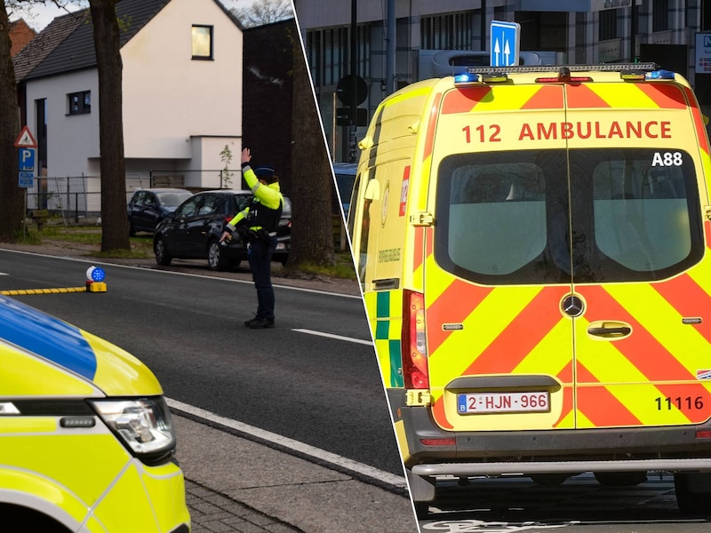 Illustratiebeelden. De hulpdiensten snelden ter plaatse na een aanrijding in Kalmthout. De bestuurster reed na de aanrijding door, maar kon later opgepakt worden.