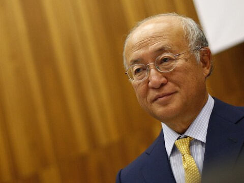 Yukiya Amano, de directeur-generaal van het Internationaal Atoomagentschap.