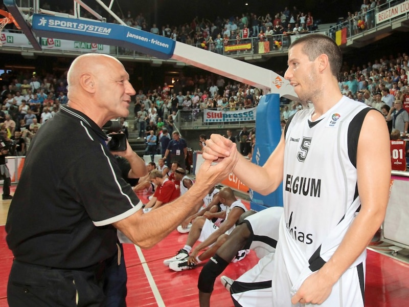 Ledure (l) hier met Van Rossom (archief)