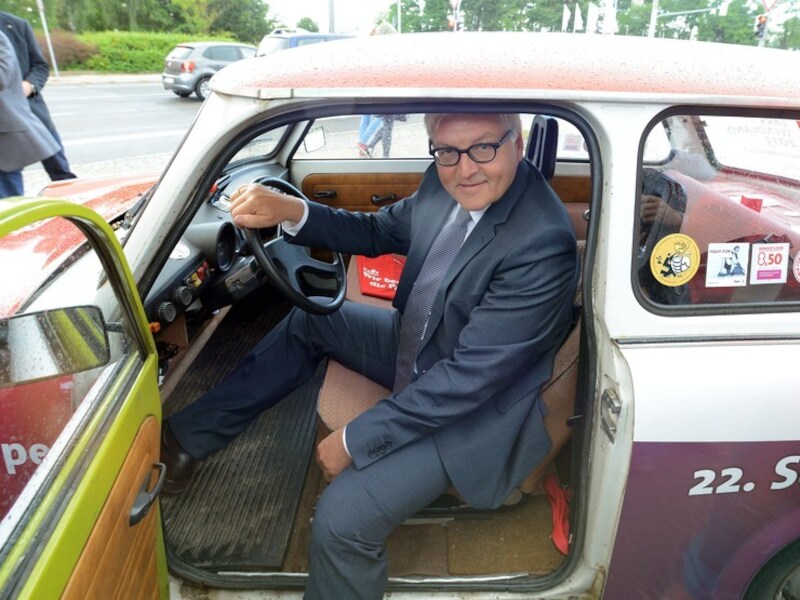 Frank-Walter Steinmeier, fractievoorzitter van de SPD.