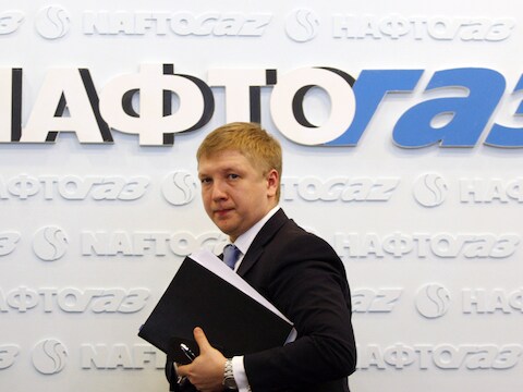 Topman bij Naftogaz Andrej Kobolev.