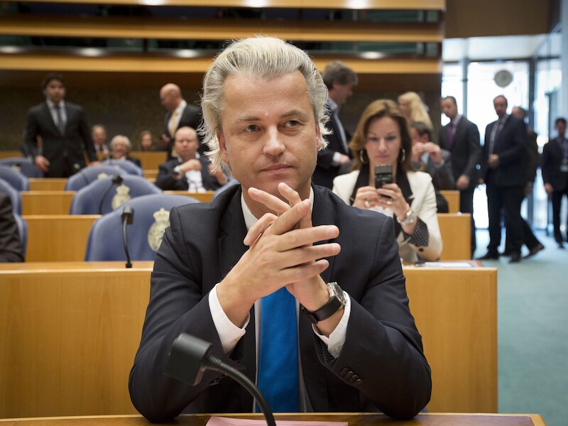 PVV-boegbeeld Geert Wilders.