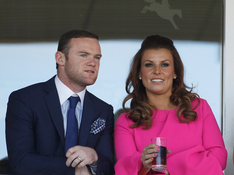 Wayne Rooney en vrouwtje Coleen.